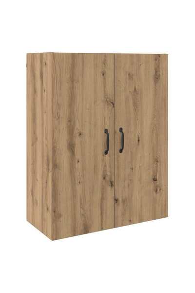 vidaxl Dulap de perete Pe perete Stejar Artizanal 69,5 x 34 x 90 cm