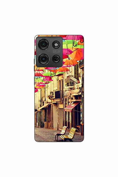 OEM Θήκη συμβατή με Motorola Moto G75 από σιλικόνη gel TPU με σχέδιο πολύχρωμ...