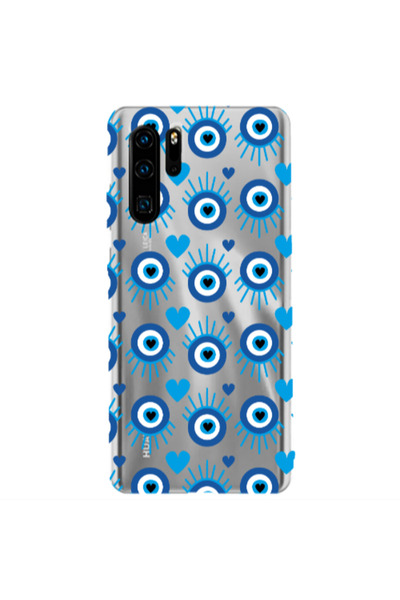 Other Huawei P30 Pro Heart Eye Transparent Silicone TPU Θήκη
