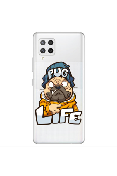 Other Samsung A42 5G Pug Life 2 Transparent Silicone TPU Θήκη