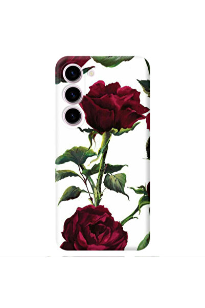 Other Samsung S23 Plus Stemmed rose Transparent Silicone TPU Θήκη