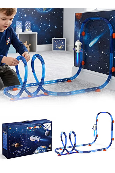 GGEROU Aerospace Track Vehicle Toy Set, DIY Space Rocket Model, STEM Building...