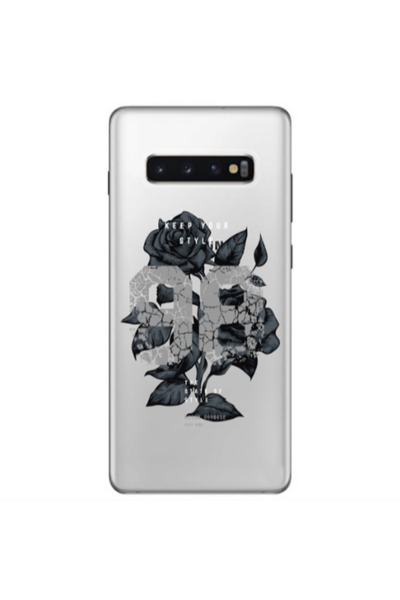 Other Samsung S10 Plus Flower 98 Transparent Silicone TPU Θήκη