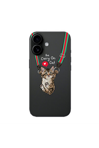 Other Apple Iphone 16 plus Swinging cat Transparent Silicone TPU Θήκη