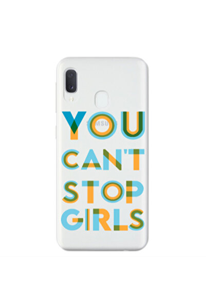 Other Samsung A20E You Cant Stop Girls Transparent Silicone TPU Θήκη