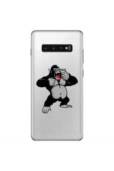 Other Samsung S10 Plus Angry Gorilla2 Transparent Silicone TPU Θήκη