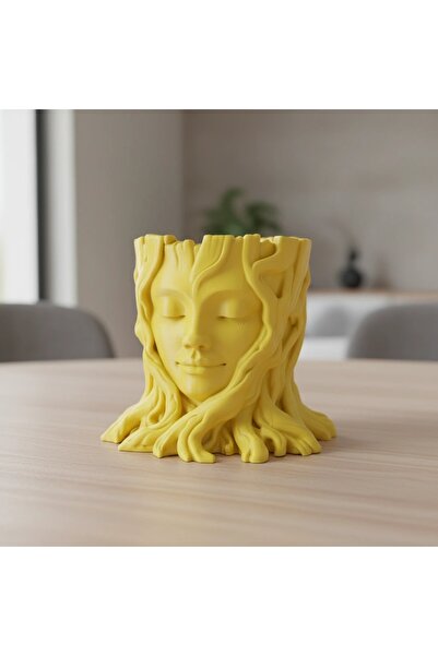 OEM Ghiveci decorativ Chipul Pădurii, Vază Statuetă pentru Plante Mici