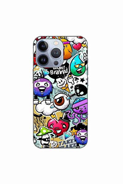 OEM Case compatible with Apple iPhone 13 Pro Silicone Gel Tpu Pattern Pop Art...