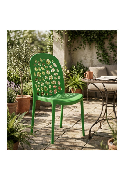 luxino Home Decoration Dining Chairs Plastic Stacking Modern Molded Side Chai...
