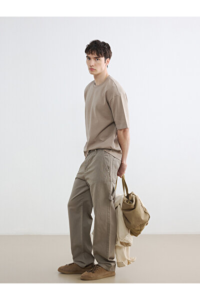 LC Waikiki Nevavm Regular Fit Gabardine Men's Trousers with a Difference
