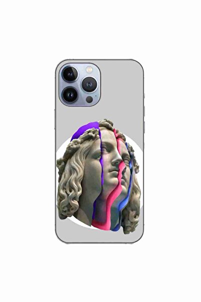 OEM Husa compatibila cu Apple iPhone 13 Pro Max Silicon Gel Tpu Model Neon Ruins