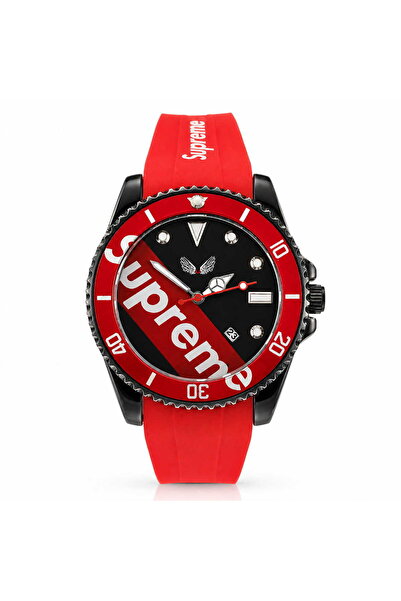 Watch Ceas barbatesc Ulysses silicon rosu stil casual modern UB55