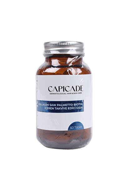 Capicade Collagen Saw Palmetto Biotin Containing Food Supplement 60 Tablets
