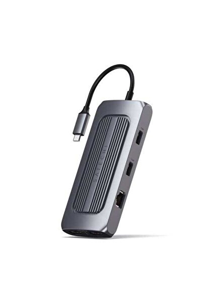 Satechi Προσαρμογέας USB-C MultiMX Αλουμινίου, Διπλή 4K HDMI, Φόρτιση USB-C P...