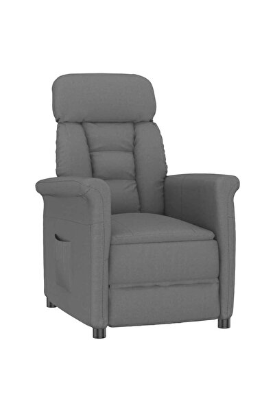 vidaxl armchair Dark grey 96.5 x 70.5 x 95 cm Microfibre
