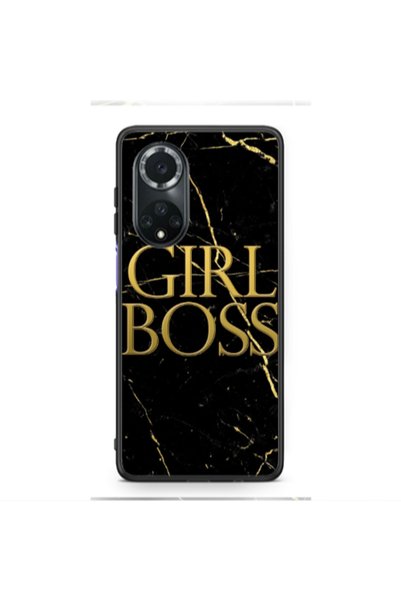 Other Huawei Nova 9 Girl boss marble Black Glossy Θήκη