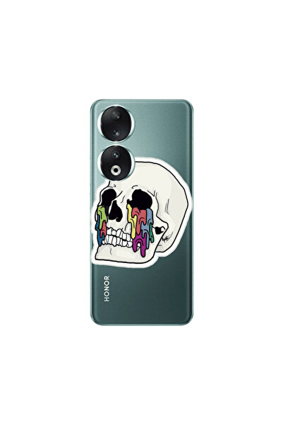 Other Honor 90 5G Skull Transparent Silicone TPU Θήκη