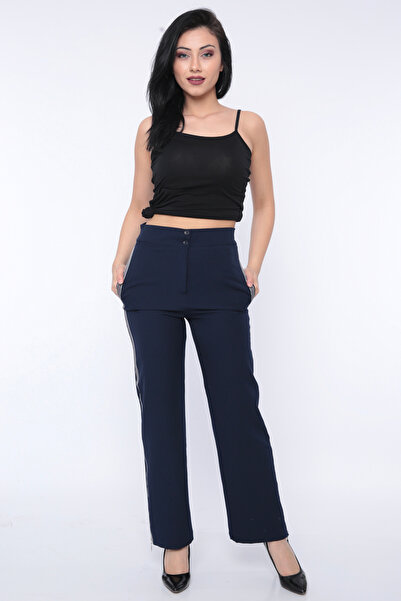 FIRST STYLE Women's Black Turkish Trousers