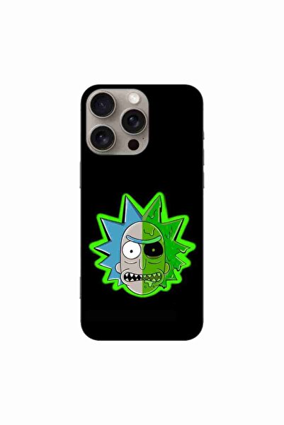 OEM Husa compatibila cu Apple iPhone 16 Pro Max Silicon Gel Tpu Model Rick An...
