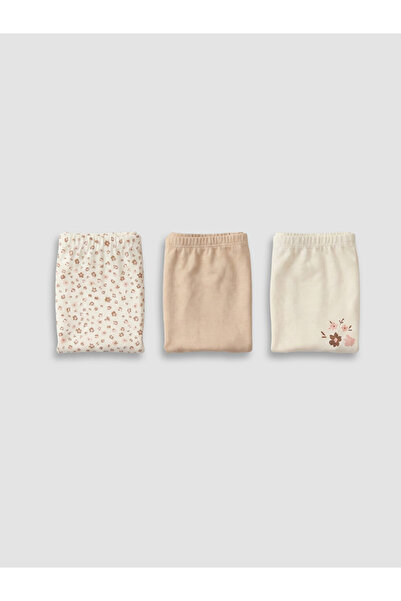 LC Waikiki Esvab • Modern & Distinctive Printed Girls' Boxer Shorts 3-Piece Set