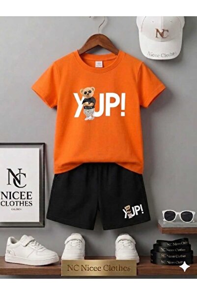 NC Nicee Clothes LETNJA DEČJA MAJICA I KRATKE HLAČE UNISEKS (YUPII PRINT)