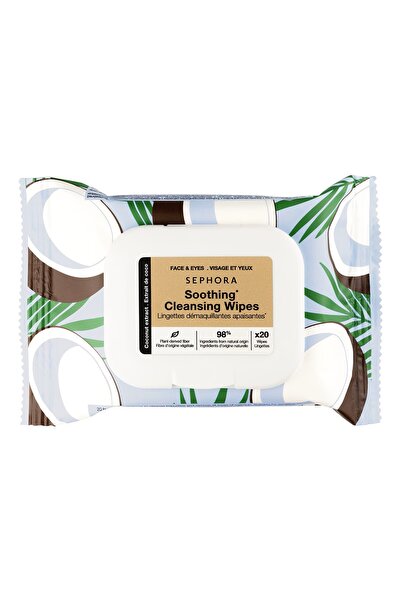 SEPHORA COLLECTION Makyaj Temizleme Mendili 20 adet - Soothing Cleansing Wipe...
