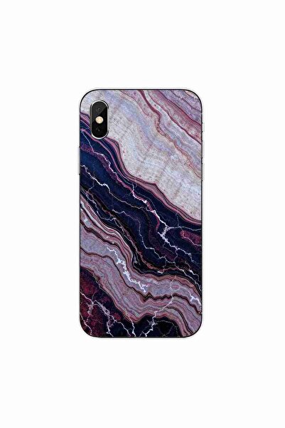OEM Husa compatibila cu Apple iPhone XS Silicon Gel Tpu Model Amethyst Sand M...