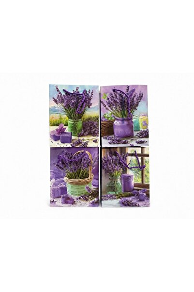 OEM Pungi cadou imprimeu Levanda 12/set 26x32x10cm