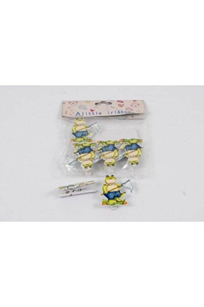 OEM Ornament Lemn Cu Carlig Broscuta 6/Set