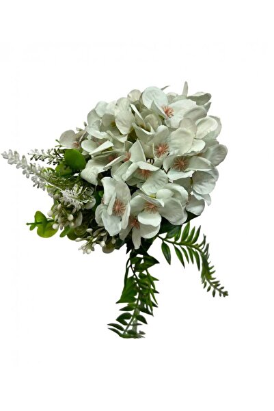 OEM Buchet Hortensie Cu Verdeata Bleu Deschis Prafuit