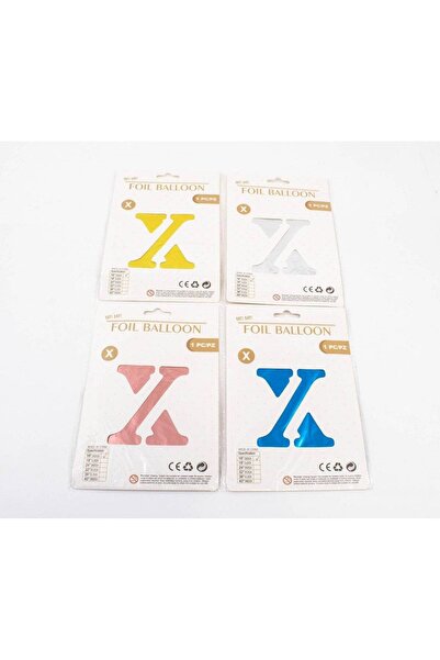 OEM Foil Balloon Letter "X" 40cm Blue