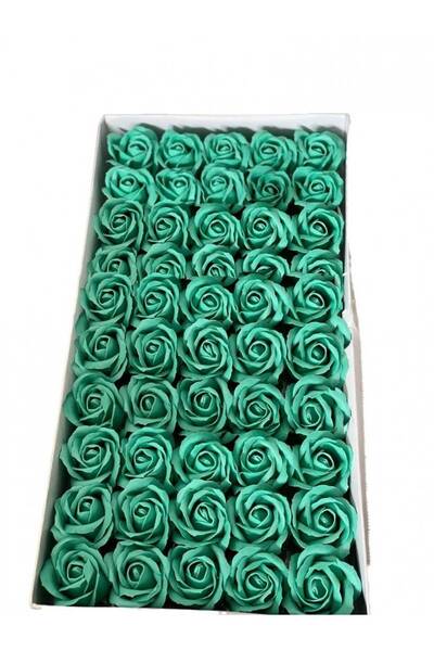 OEM Trandafiri De Sapun Premium Parfumati 5cm 50cap Turcoaz
