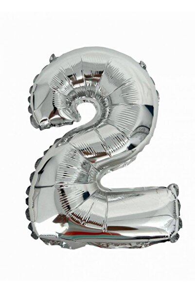 OEM Foil Balloons Numbers 35Cm Silver 1