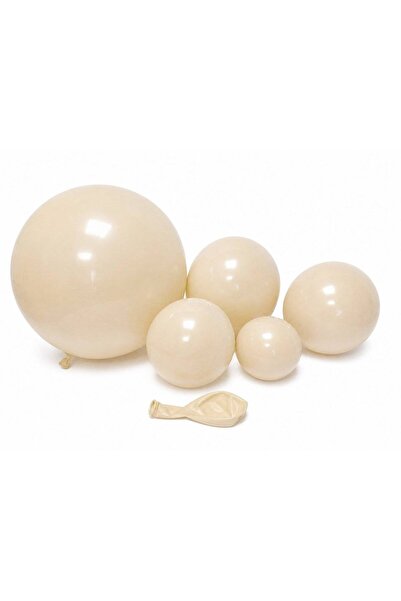OEM Matte Balloons TX 23 Light Cream 5"-100/ Top Bottom Set
