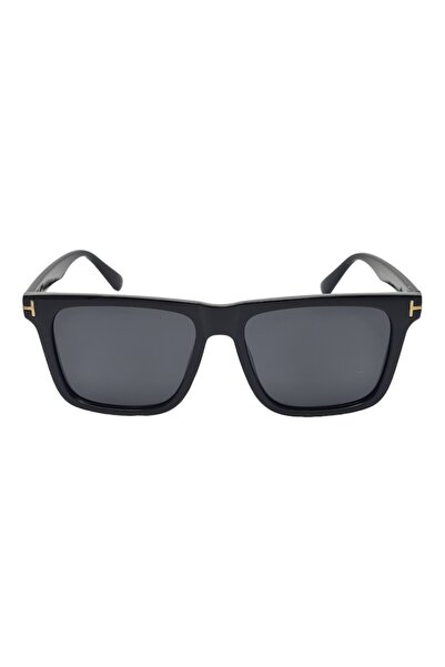 Tia Accesorii Ochelari de soare polarizați, dreptunghiulari, unisex, PS8136C3, negri