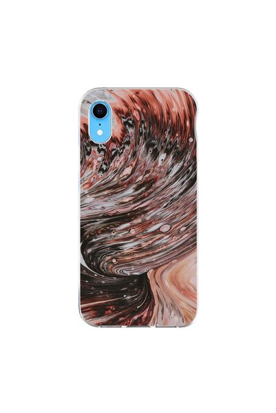 OEM Husa compatibila cu Apple iPhone XR Silicon Gel Tpu Model Copper Stream