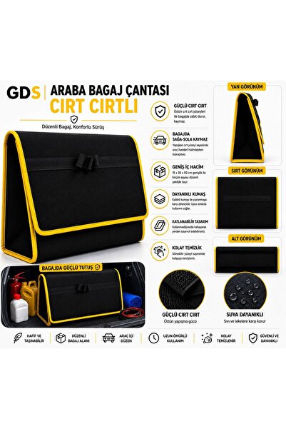 GENERAL GDS Oto Bagaj Düzenleme Çantası Pratik ve Dayanıklı Organizer