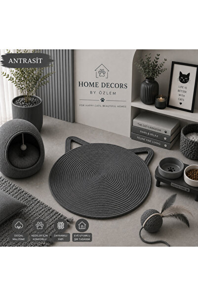 home decors by özlem Cat Dog Food Mat Food Mat Cat Accessory Handmade