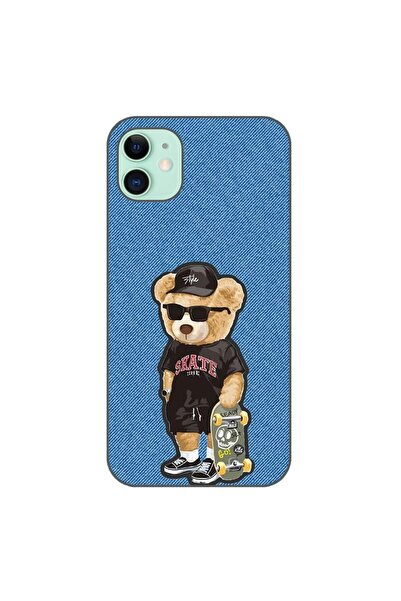 OEM Husa compatibila cu Apple iPhone 11 Silicon Gel Tpu Model Bear Skate Fashion