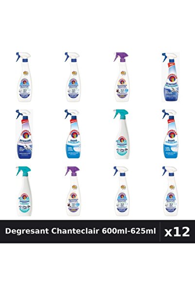 Chanteclair Set 12 Degresant Universal 600ml-625ml - Bicarbonat, Lavanda, Ant...