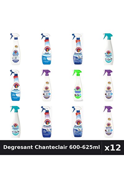 Chanteclair Set 12 Degresant Universal 600-625ml - 7 Arome, Bicarbonat, Lămâi...