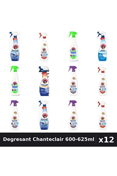 Chanteclair Set 12 Degresant Universal 600-625ml - Marsilia, Lămâie, Lavandă,...