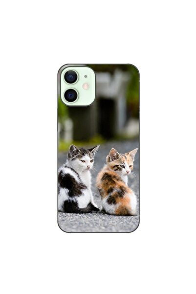 OEM Калъф, съвместим с Apple iPhone 12 Mini, силиконов гел TPU, с шарка на ко...