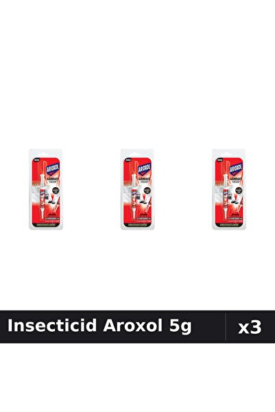 Aroxol Set 3 Pastile Anti-Insecte 5g - Protecție Eficientă Gandaci, Țânțari, ...