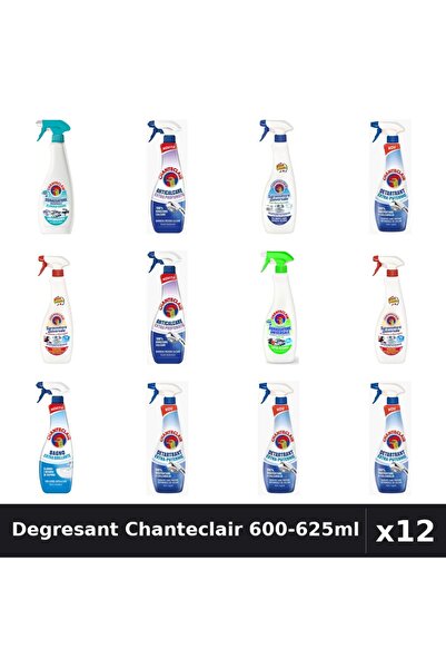 Chanteclair Set 12 Degresant Universal 600-625ml - Anti-Miros, Bicarbonat, Ma...