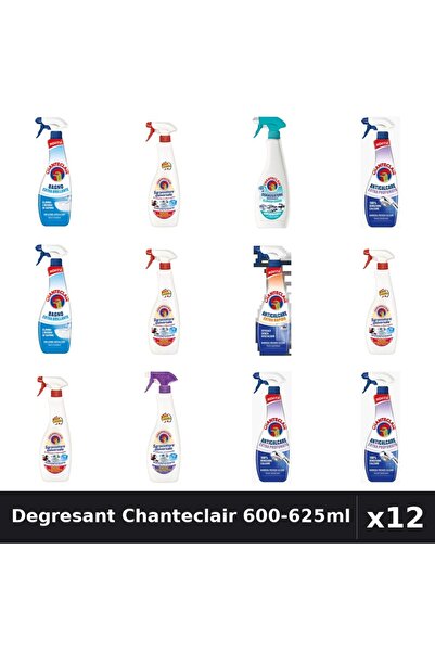 Chanteclair Set 12 Degresant Universal 600-625ml - 6 Arome, Anticalcar, Marsilia