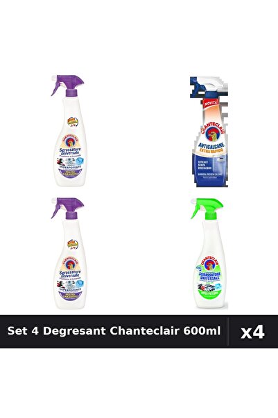 Chanteclair Set 4 Degresant Universal 600ml - Extra Rapid, Lamaie, Lavanda, M...