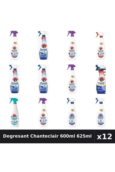 Chanteclair Pachet 12 Degresant Universal 600ml-625ml - 7 Arome, Anticalcar, ...