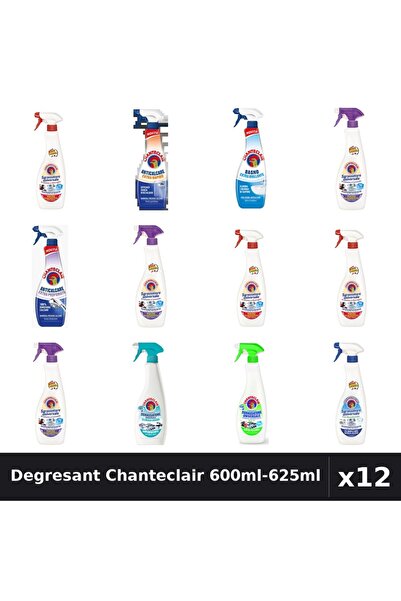 Chanteclair Set 12 Degresant Universal 600ml-625ml - 9 Arome Asortate - Curat...