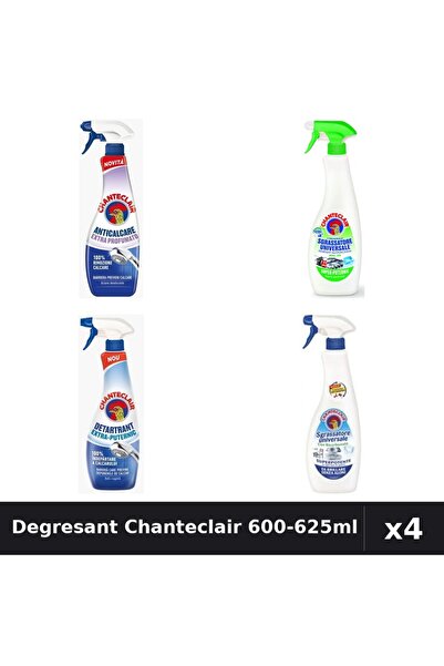Chanteclair Set 4 Degresant Universal 600-625ml - Bicarbonat, Lămâie, Anticalcar